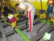 NZMZ-20 উচ্চ গুণ অভ্যন্তরীণ Combustion কাঠের স্লিপার তুরপুন মেশিন